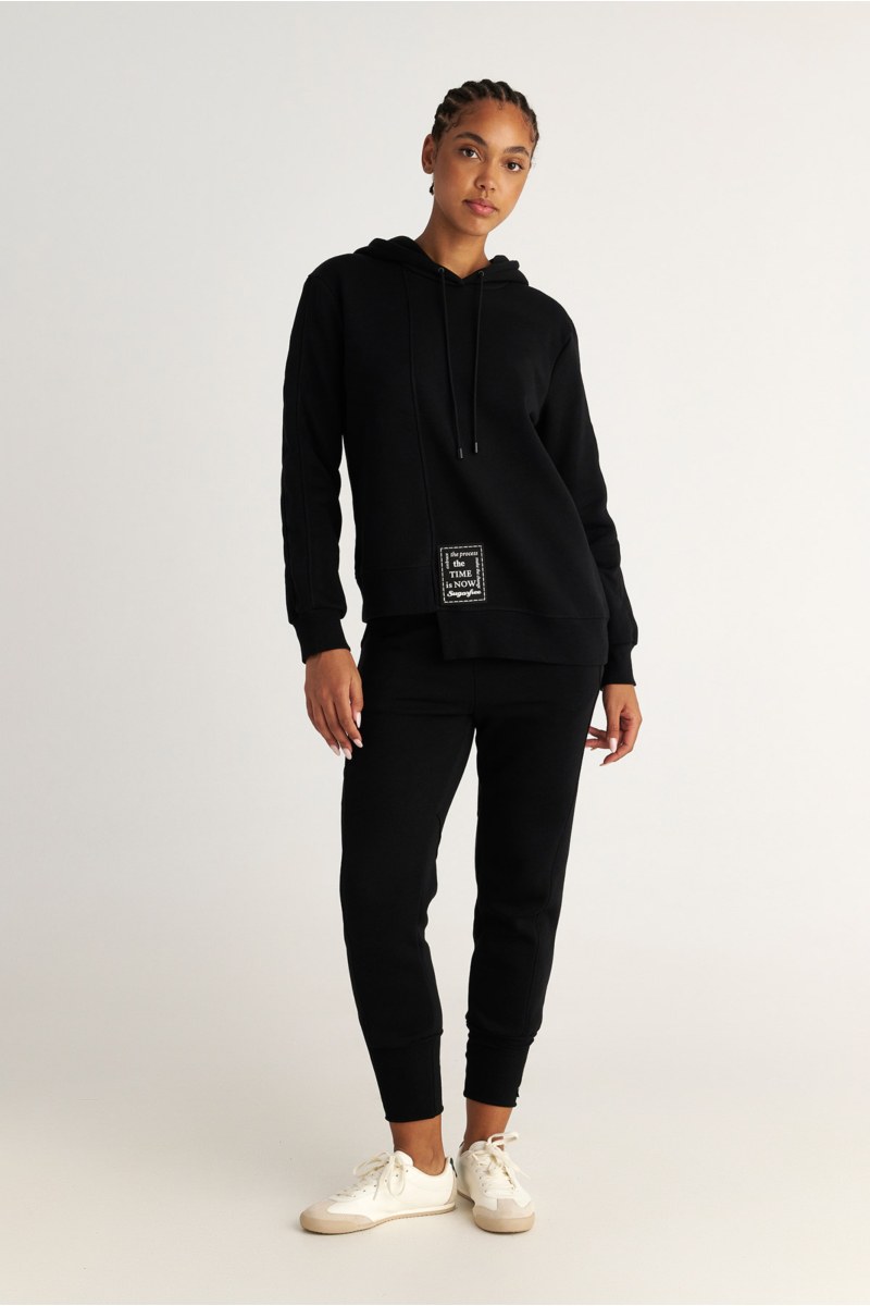 MONOCHROME CUFFED PANTS WITH WIDE RUBBER-25831195-110