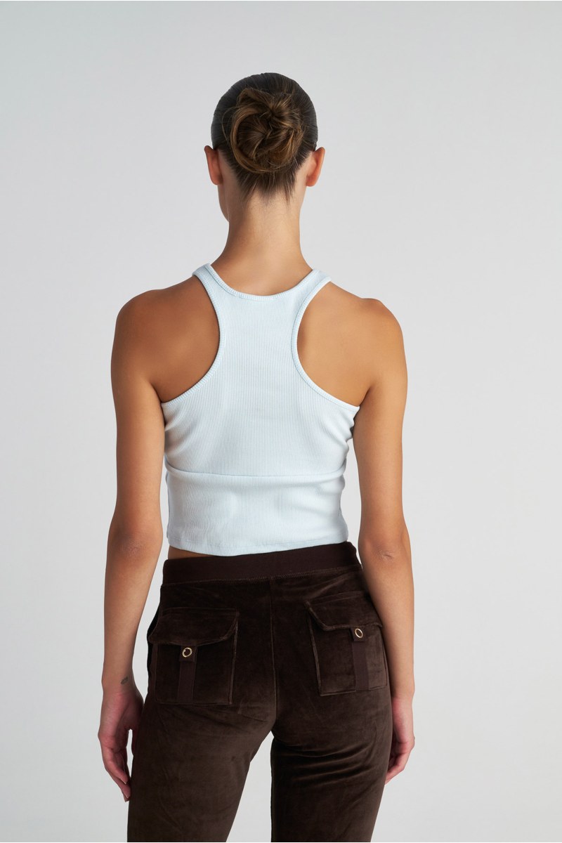 SLEEVELESS RACERBACK RIBBED CROP TOP-25832045-911