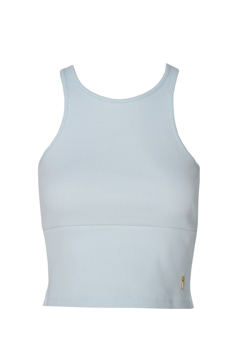 SLEEVELESS RACERBACK RIBBED CROP TOP-25832045-911