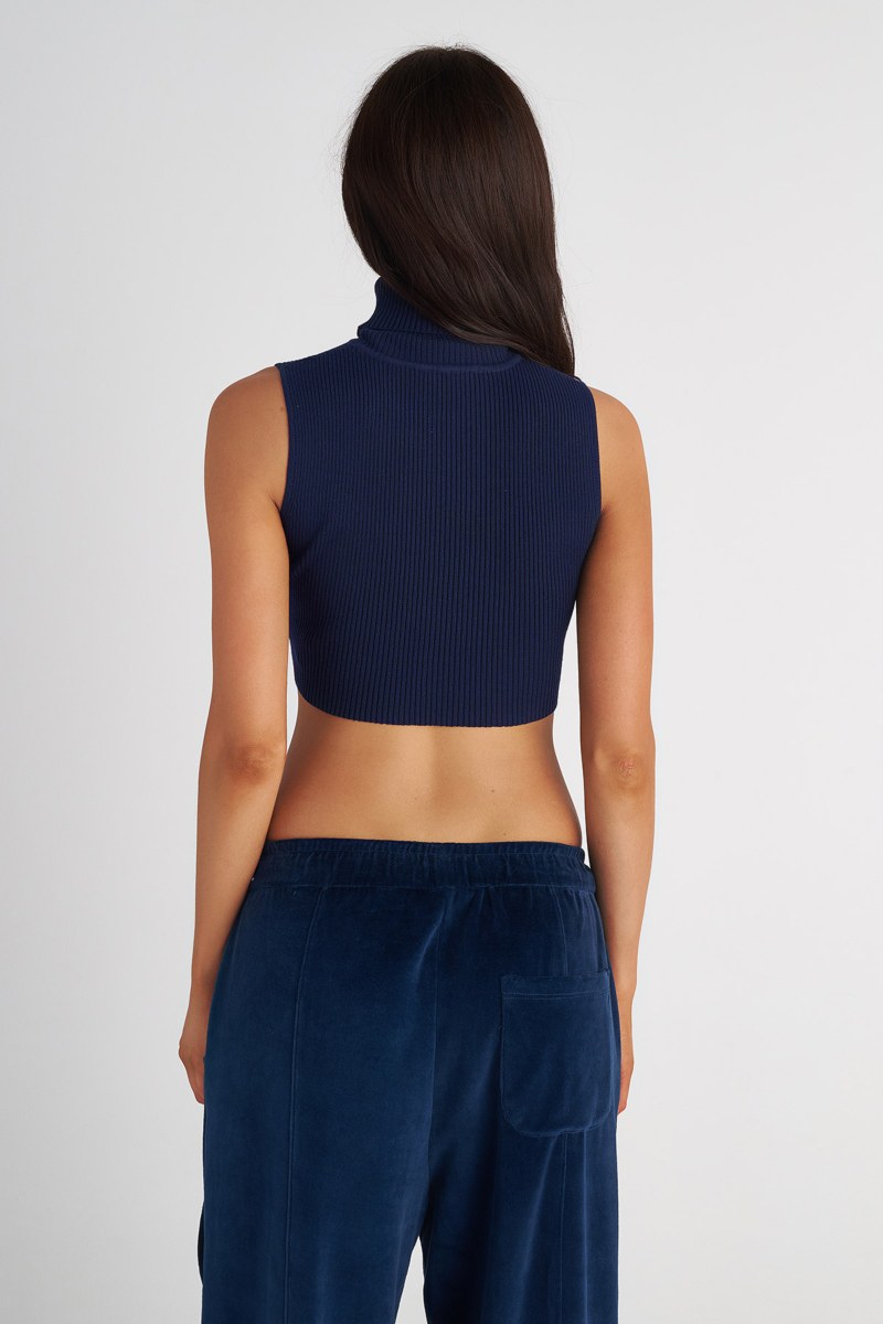 ΠΛΕΚΤΗ ΑΜΑΝΙΚΗ ΜΠΛΟΥΖΑ ΜΕ ΖΙΒΑΓΚΟ-25832066-424