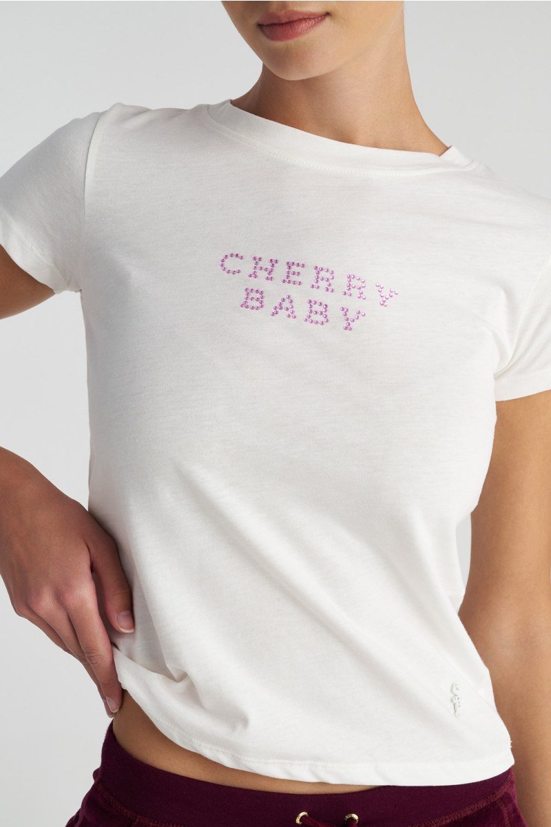 STRASS EMBELLISHED T-SHIRT-25832068-102