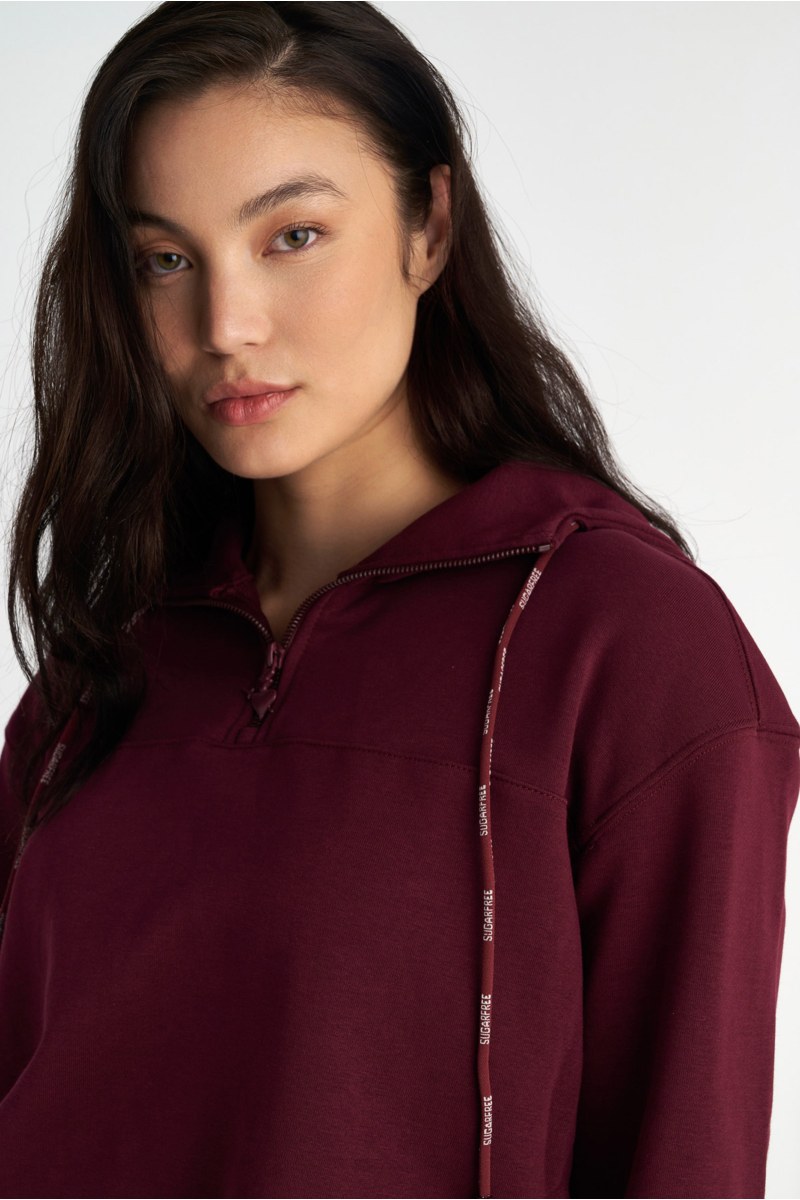 LONG SLEEVED ZIPPED COTTON SWEATSHIRT-25832076-855