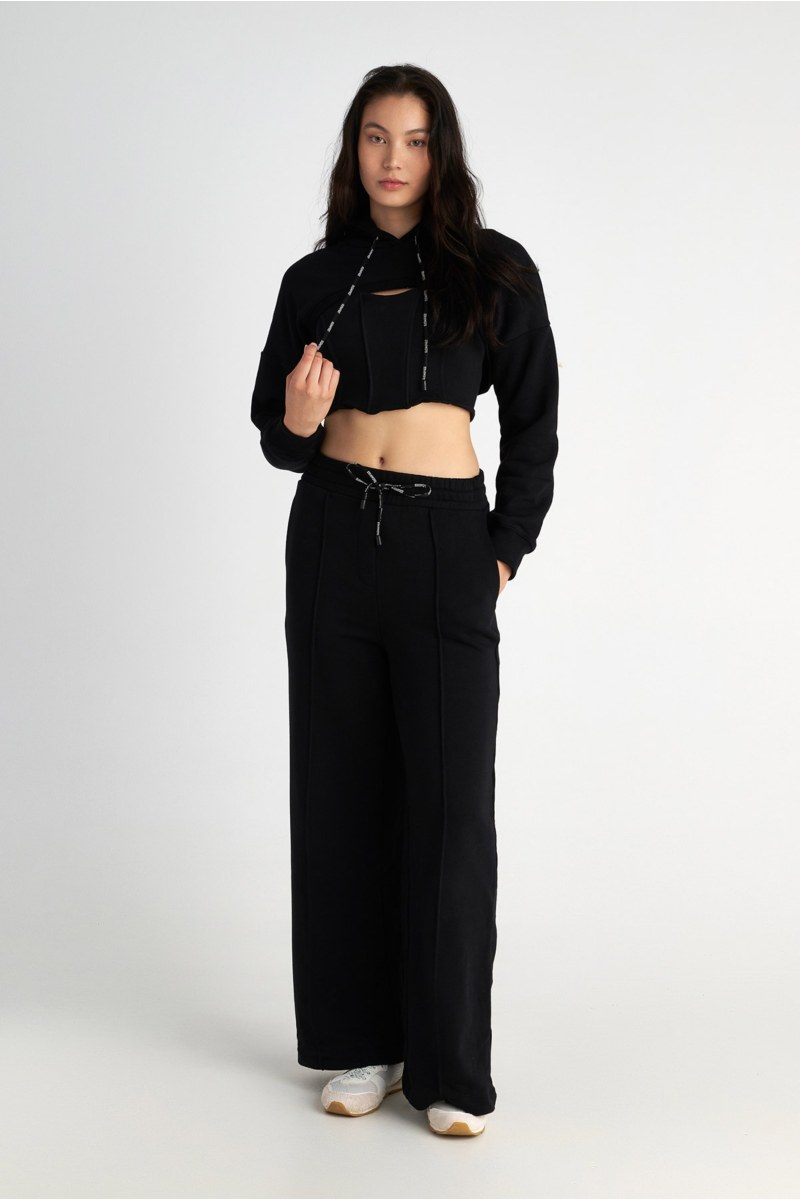 LONG SLEEVED HOODIE COTTON BOLERO-25832078-110