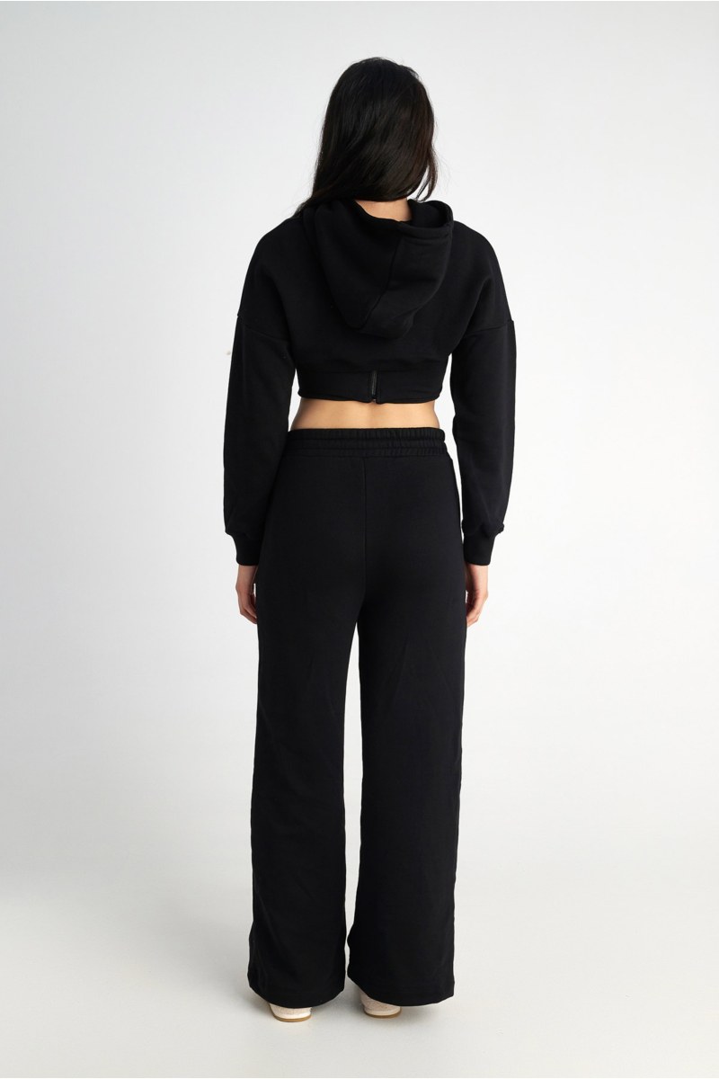 LONG SLEEVED HOODIE COTTON BOLERO-25832078-110