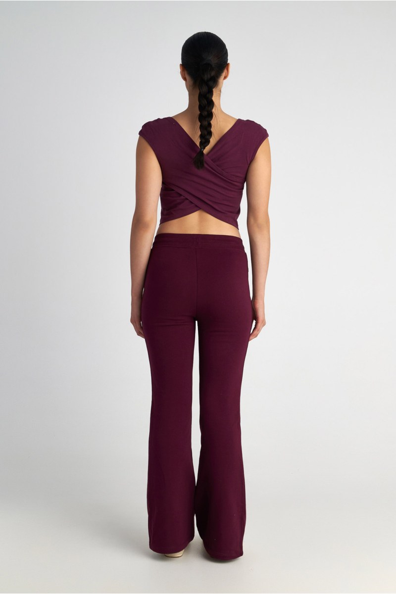 SLEEVELESS COTTON CROP TOP WITH CROSSOVER BACK-25832088-855