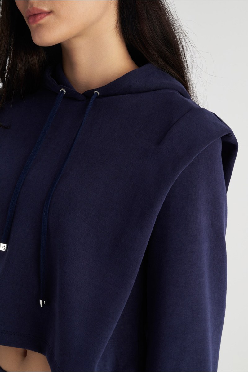 LONG SLEEVED HOODED SWEATSHIRT IN LOOSE FIT-25832124-974