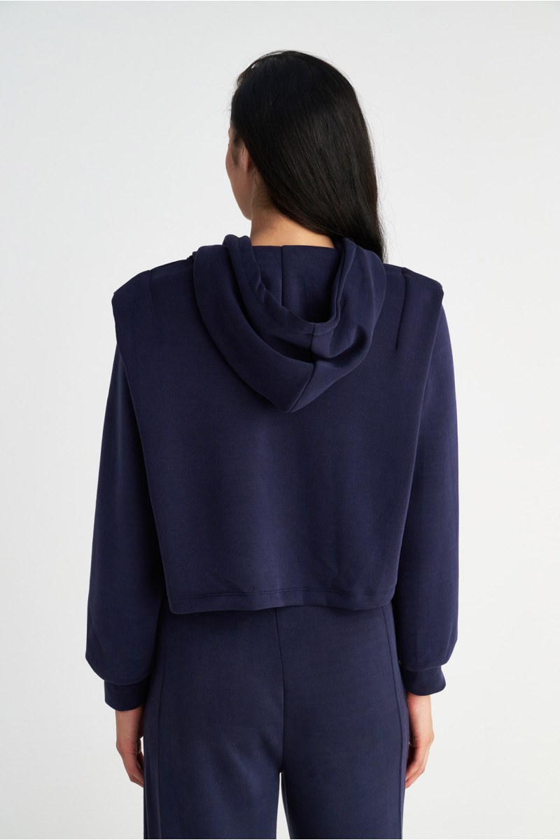 LONG SLEEVED HOODED SWEATSHIRT IN LOOSE FIT-25832124-974