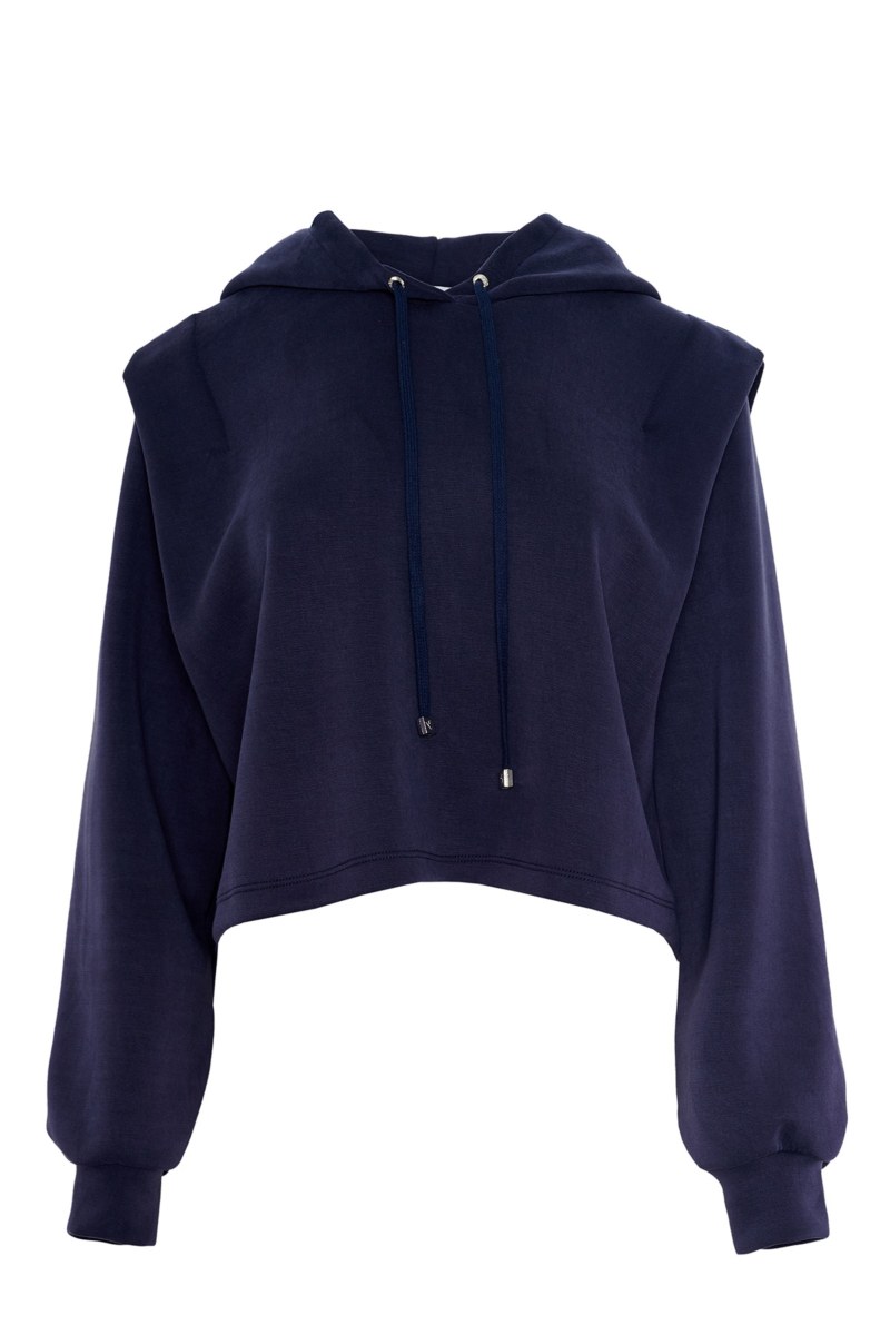 LONG SLEEVED HOODED SWEATSHIRT IN LOOSE FIT-25832124-974