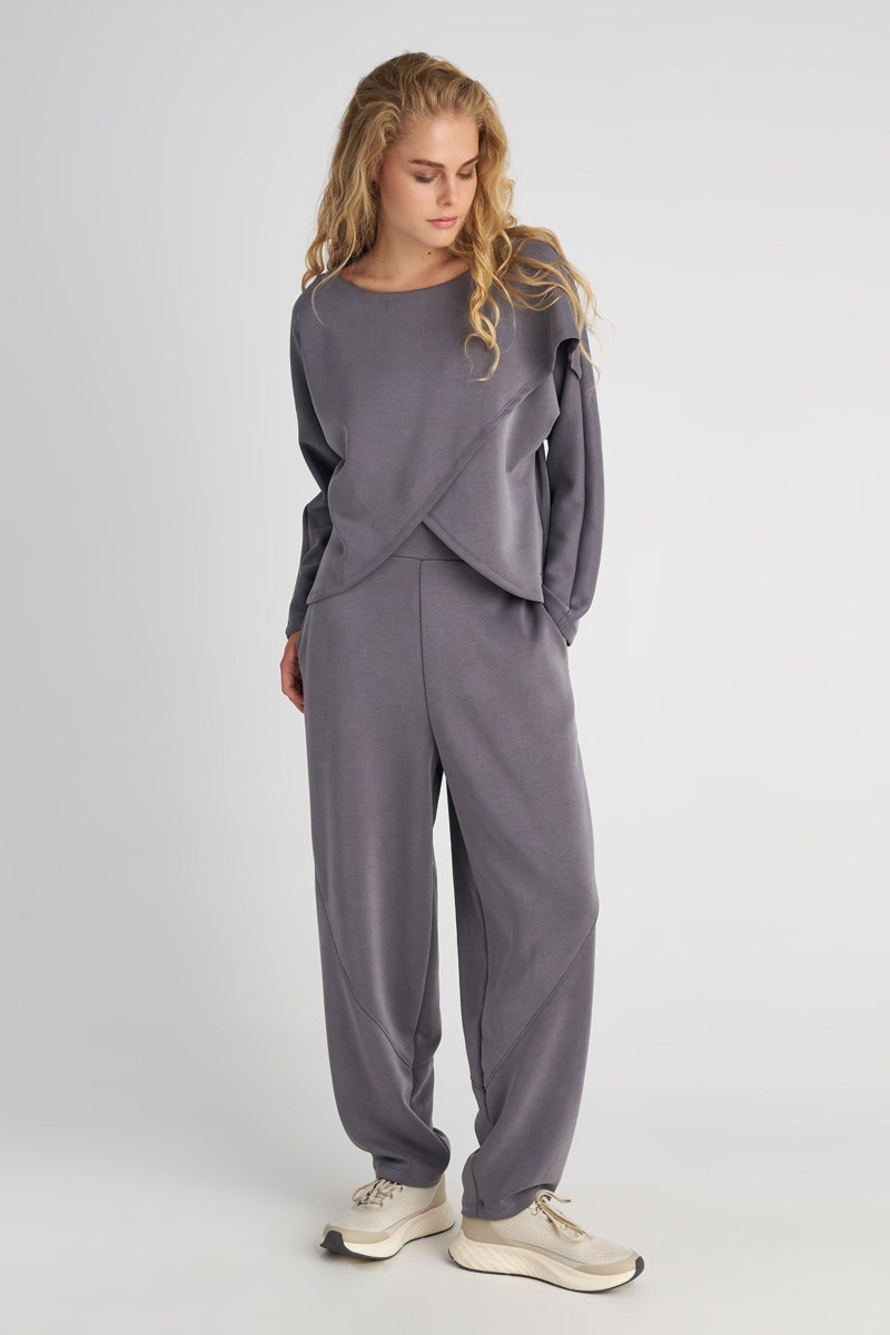 LONG-SLEEVED WRAP TOP-25832125-212