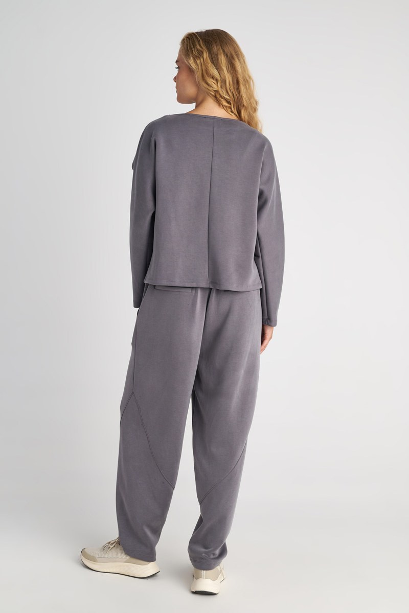 LONG-SLEEVED WRAP TOP-25832125-212