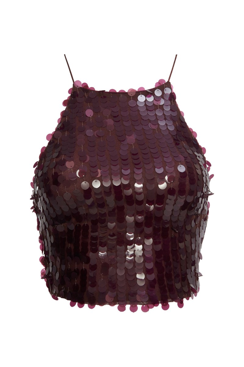 SEQUIN TOP WITH CROSS-TIE BACK-25832141-635