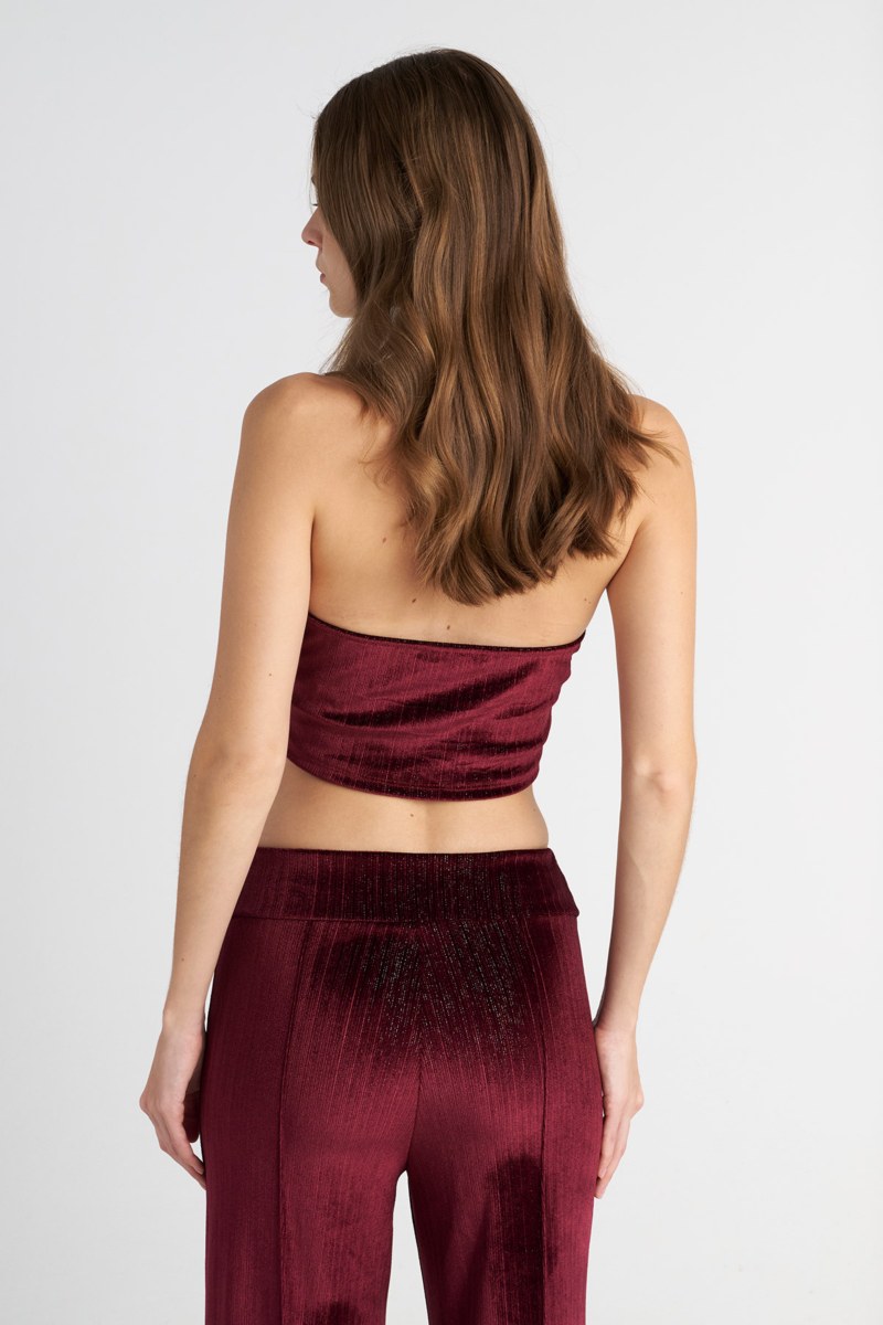 HALTER NECK CROPPED VELOUR TOP-25832152-824
