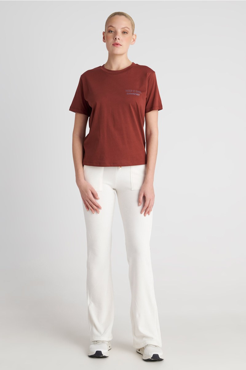 STRASS EMBELLISHED COTTON T-SHIRT IN LOOSE FIT-25832196-331