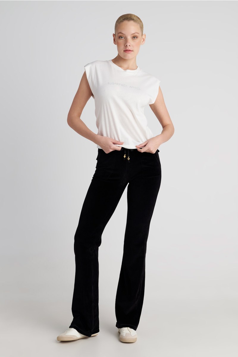 ORGANIC COTTON STRASS EMBELLISHED T-SHIRT-25832197-103