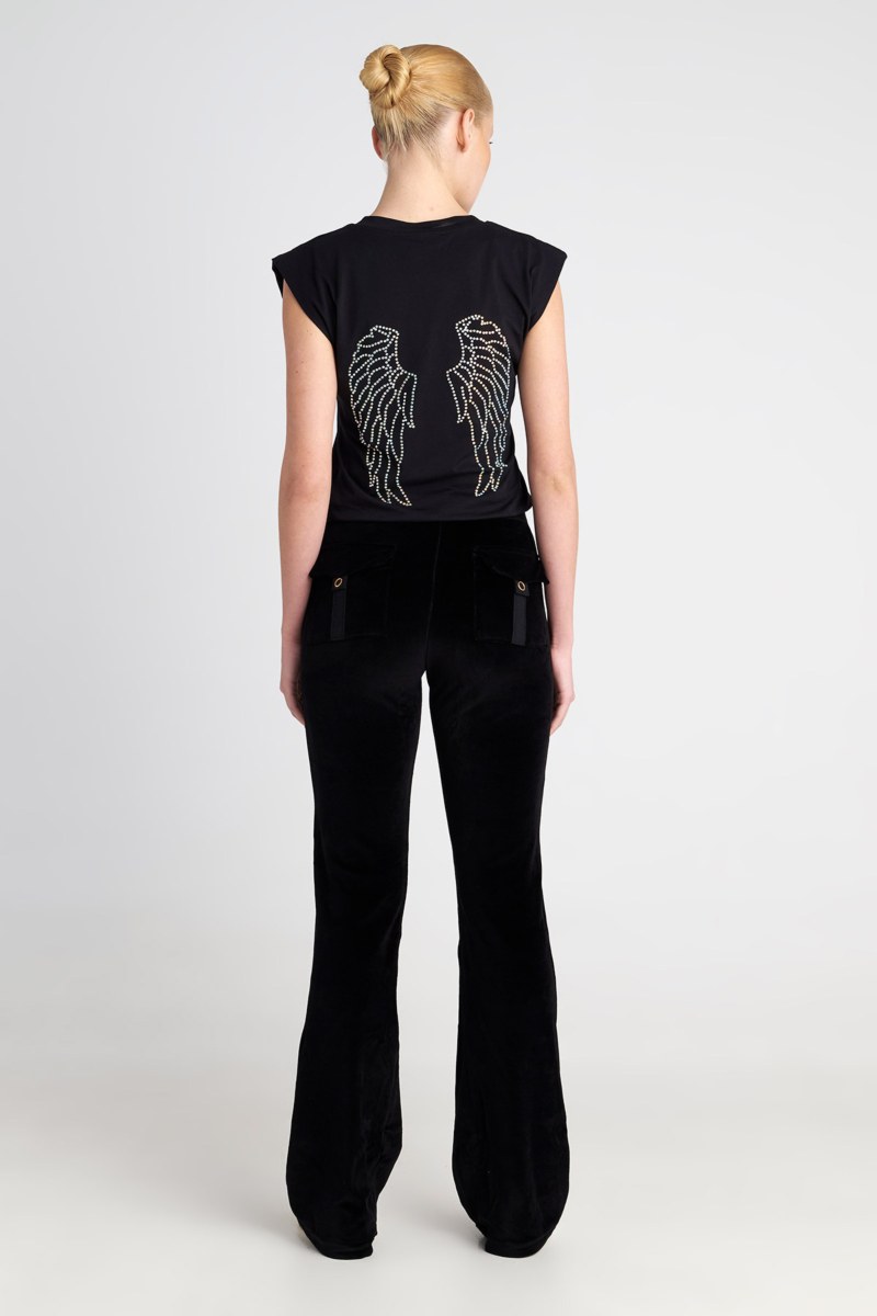 ORGANIC COTTON STRASS EMBELLISHED T-SHIRT-25832197-110