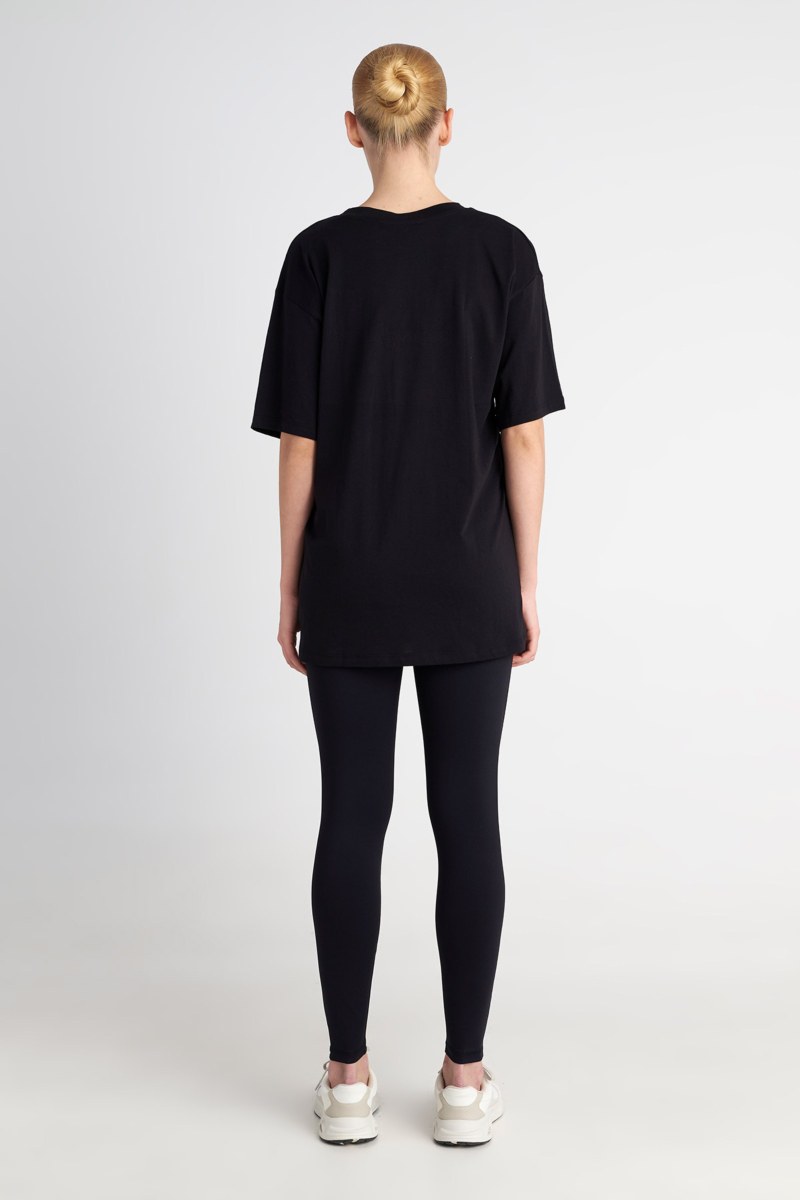 STRASS EMBELLISHED COTTON OVERSIZED T-SHIRT-25832199-110