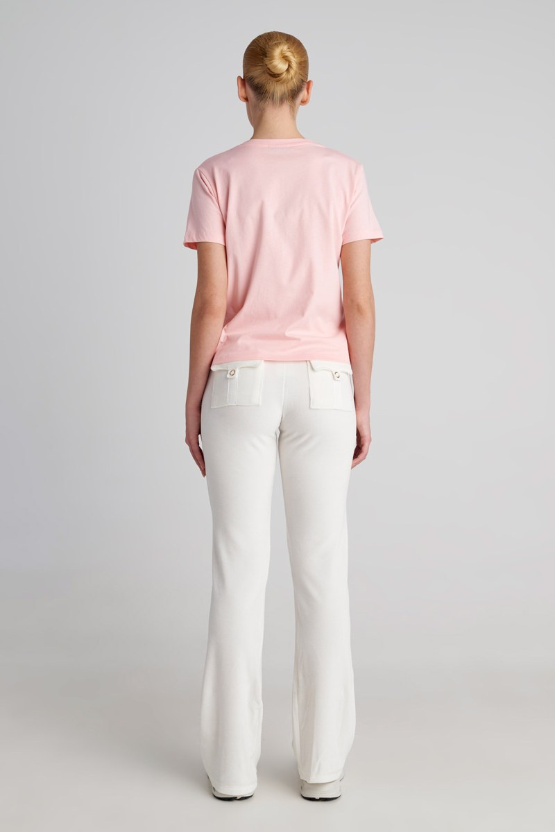 STRASS EMBELLISHED COTTON T-SHIRT-25832202-712