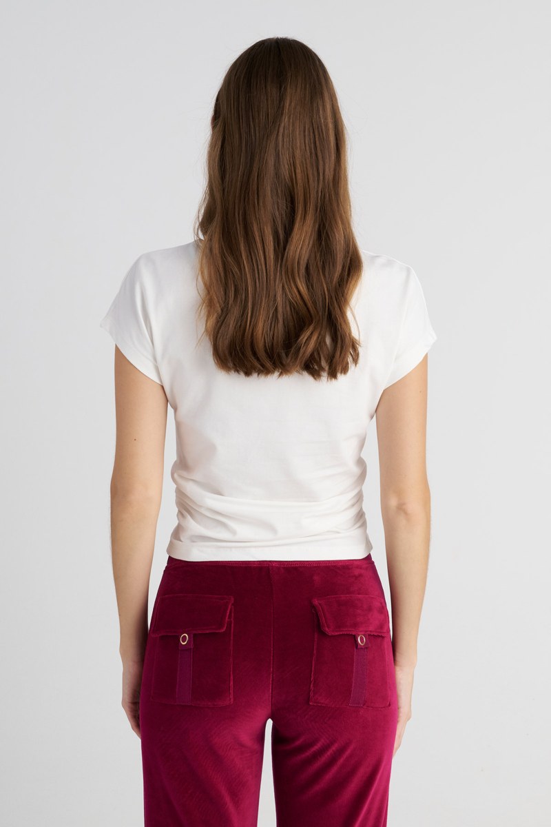 STRASS EMBELLISHED T-SHIRT IN SLIM FIT-25832204-103