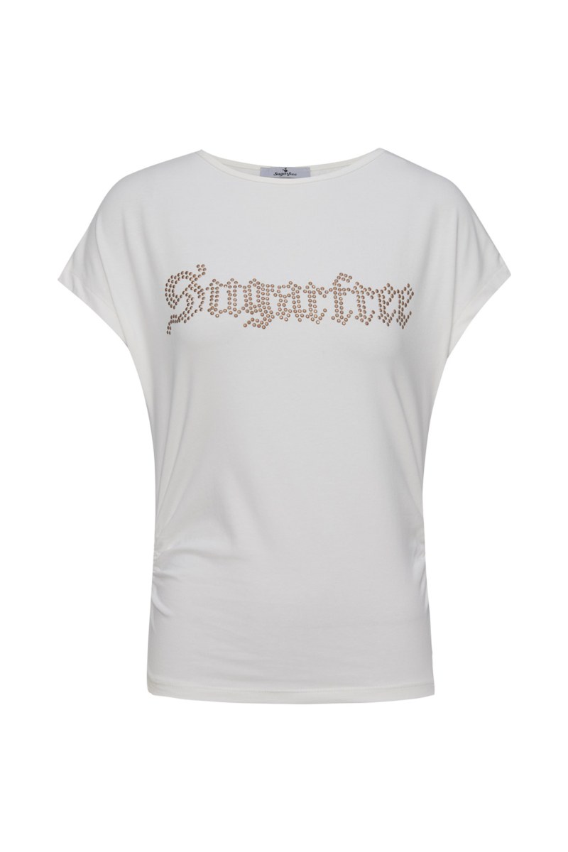 STRASS EMBELLISHED T-SHIRT IN SLIM FIT-25832204-103