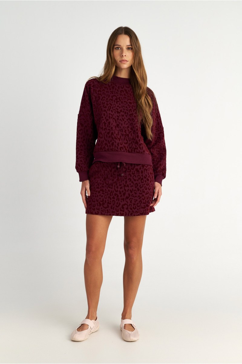 LEOPARD PRINTED LONG-SLEEVED COTTON SWEATSHIRT-25832205-633