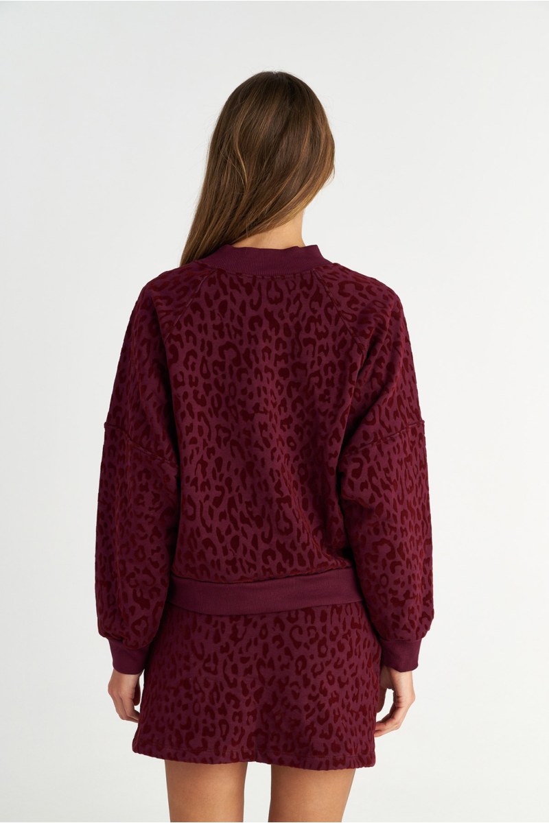 LEOPARD PRINTED LONG-SLEEVED COTTON SWEATSHIRT-25832205-633