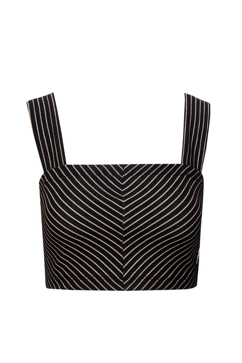 SUPER SOFT VELOUR CROPPED TOP WITH STRAPS-25832217-110