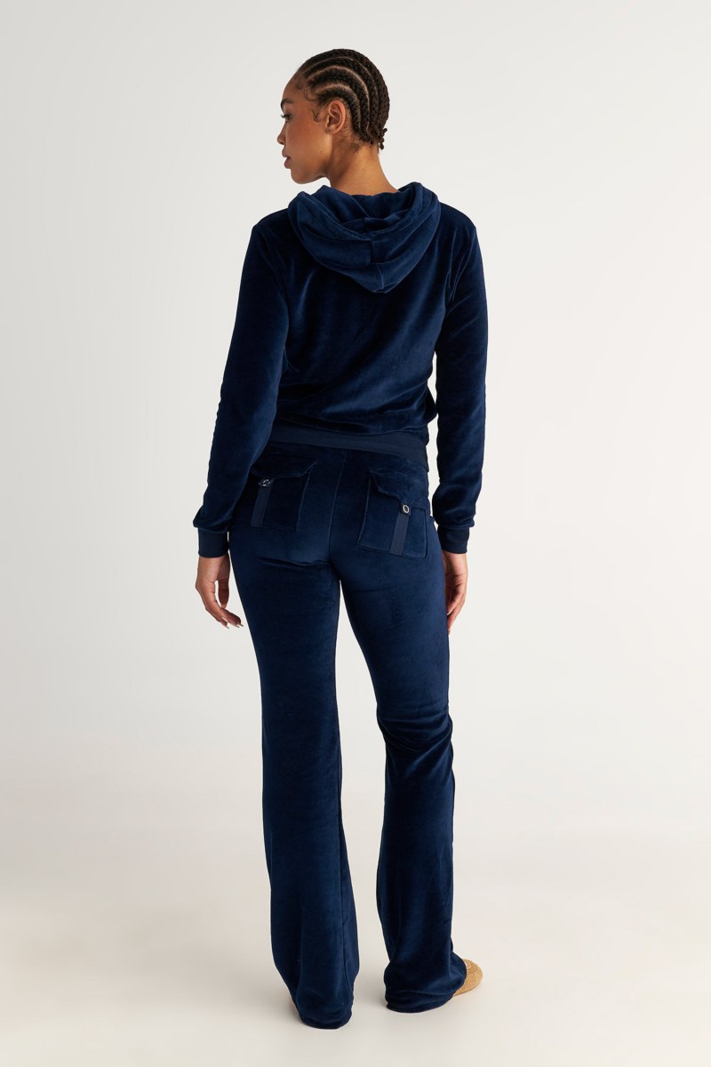 FASHION BASIC VELOUR HOODED JACKET-25833000-437