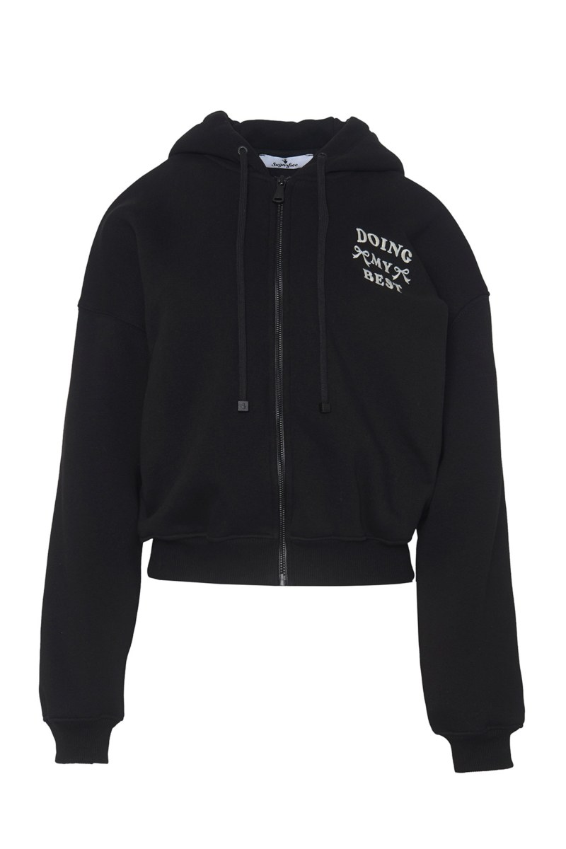 BASIC COTTON HOODED JACKET WITH INNER SOFT FLEECE FABRIC-25833039-110