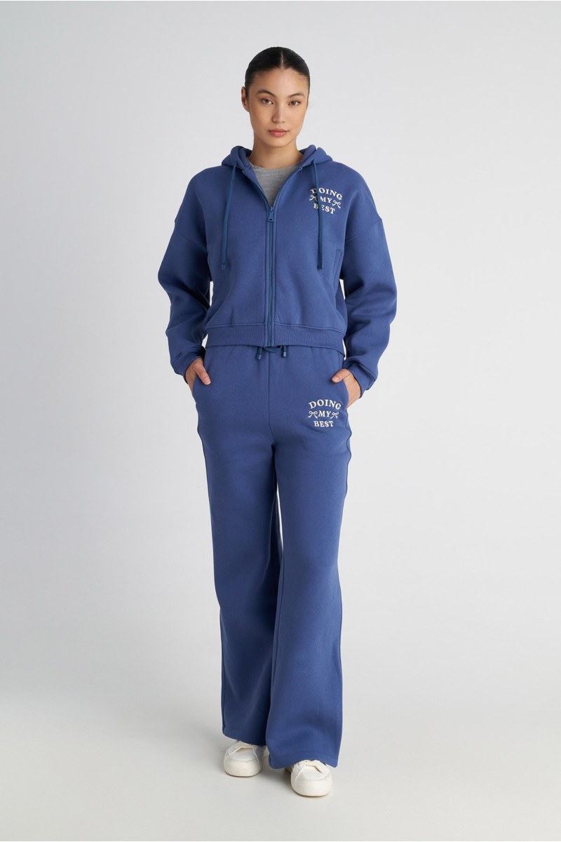 BASIC COTTON HOODED JACKET WITH INNER SOFT FLEECE FABRIC-25833039-427