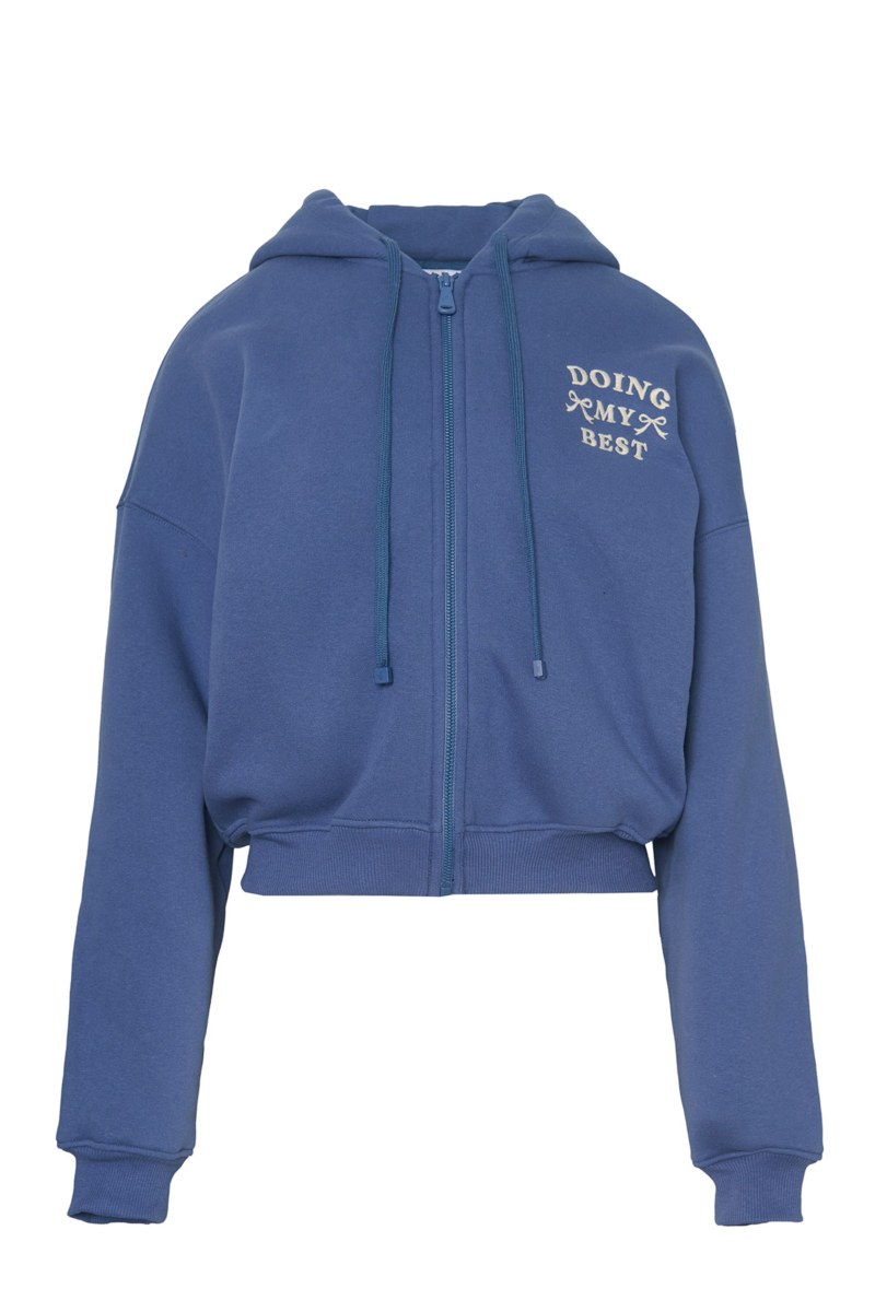 BASIC COTTON HOODED JACKET WITH INNER SOFT FLEECE FABRIC-25833039-427