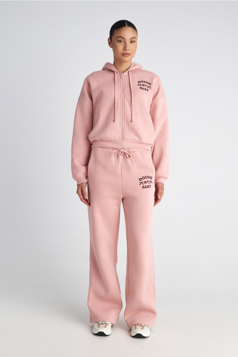 BASIC COTTON HOODED JACKET WITH INNER SOFT FLEECE FABRIC-25833039-719