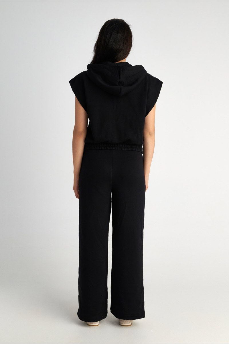 SHORT-SLEEVED COTTON HOODIE JACKET-25833072-110