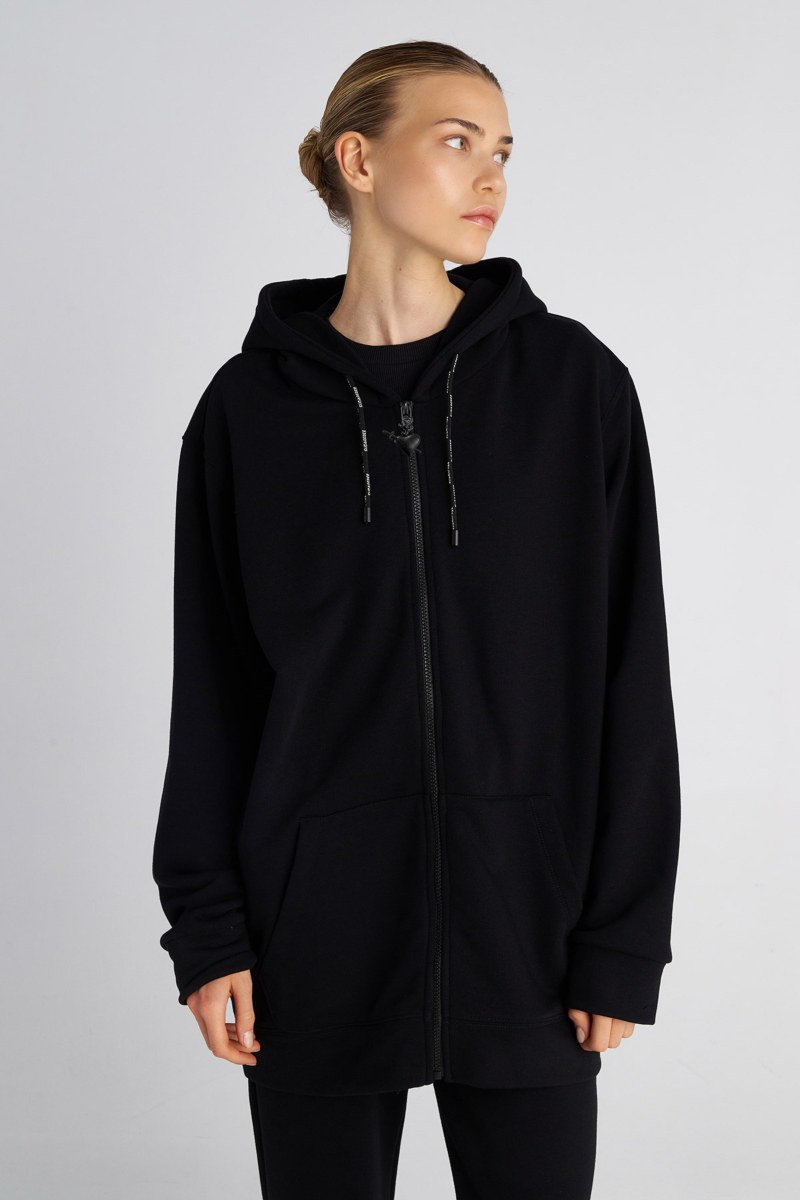 OVERSIZED HOODIE COTTON JACKET-25833080-110