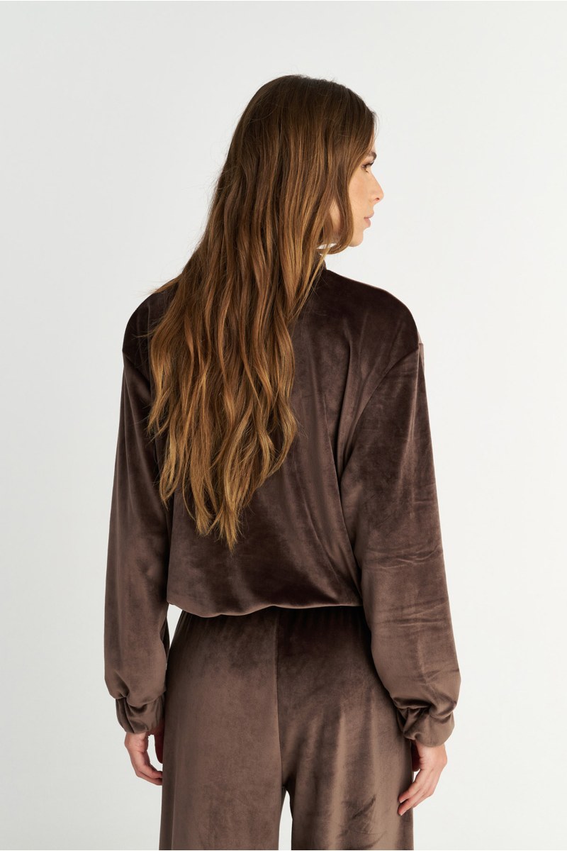 SUPER SOFT VELOUR JACKET WITH SNAP BUTTONS-25833085-324