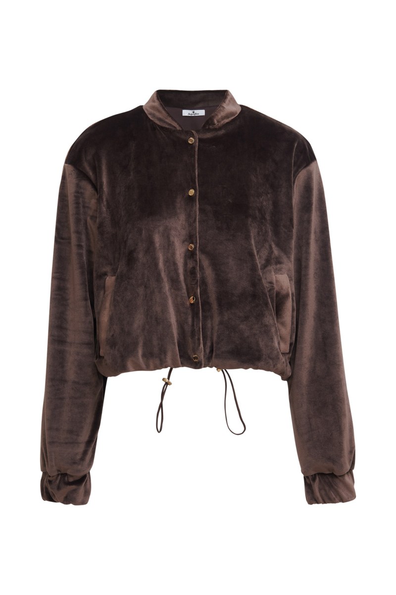 SUPER SOFT VELOUR JACKET WITH SNAP BUTTONS-25833085-324