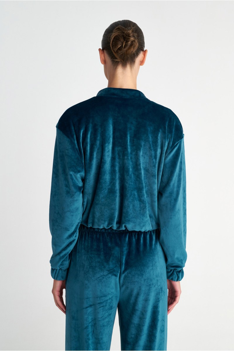 SUPER SOFT VELOUR JACKET WITH SNAP BUTTONS-25833085-404