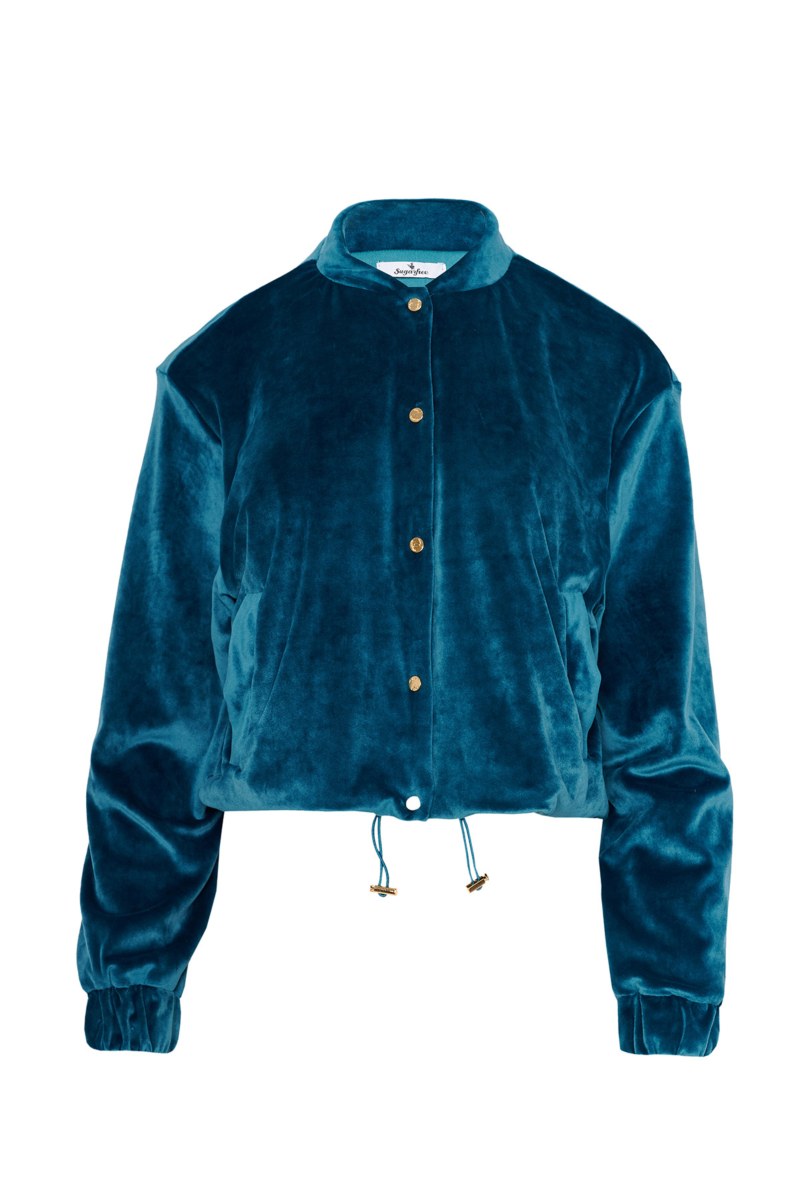 SUPER SOFT VELOUR JACKET WITH SNAP BUTTONS-25833085-404