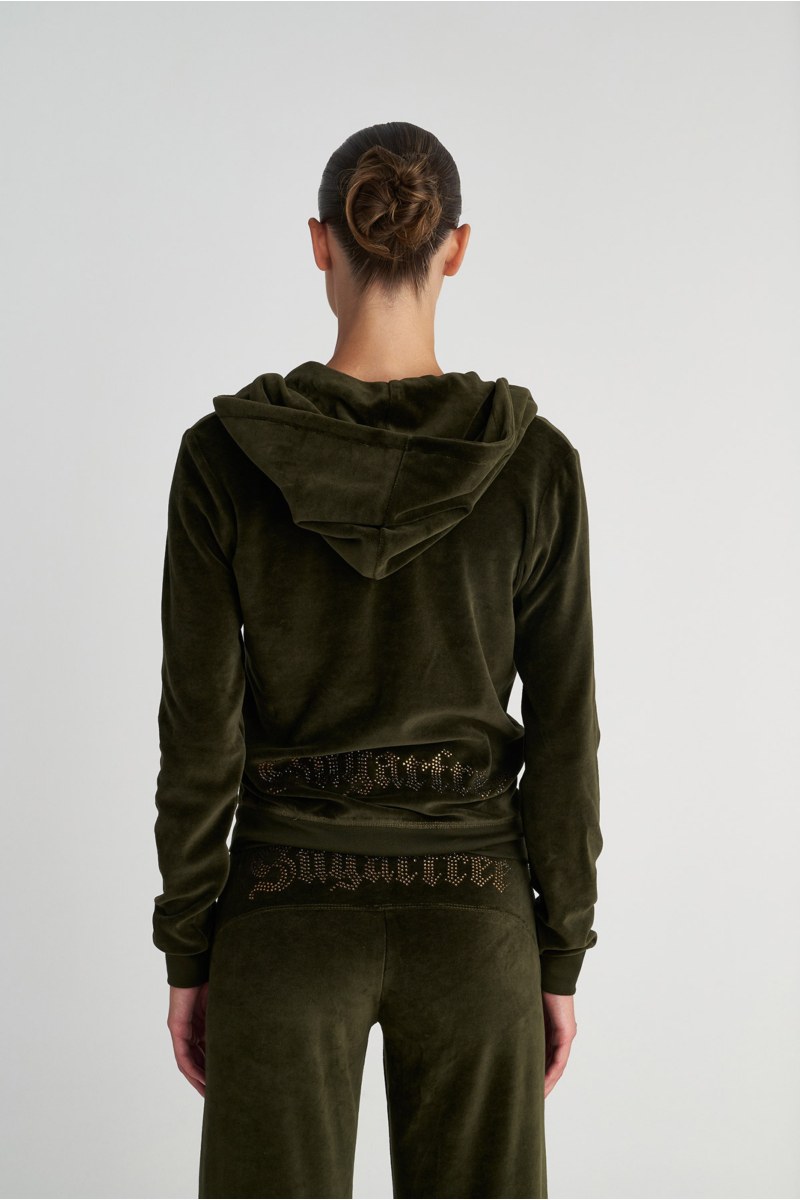 STRASS EMBELLISHED VELOUR JACKET-25833107-996