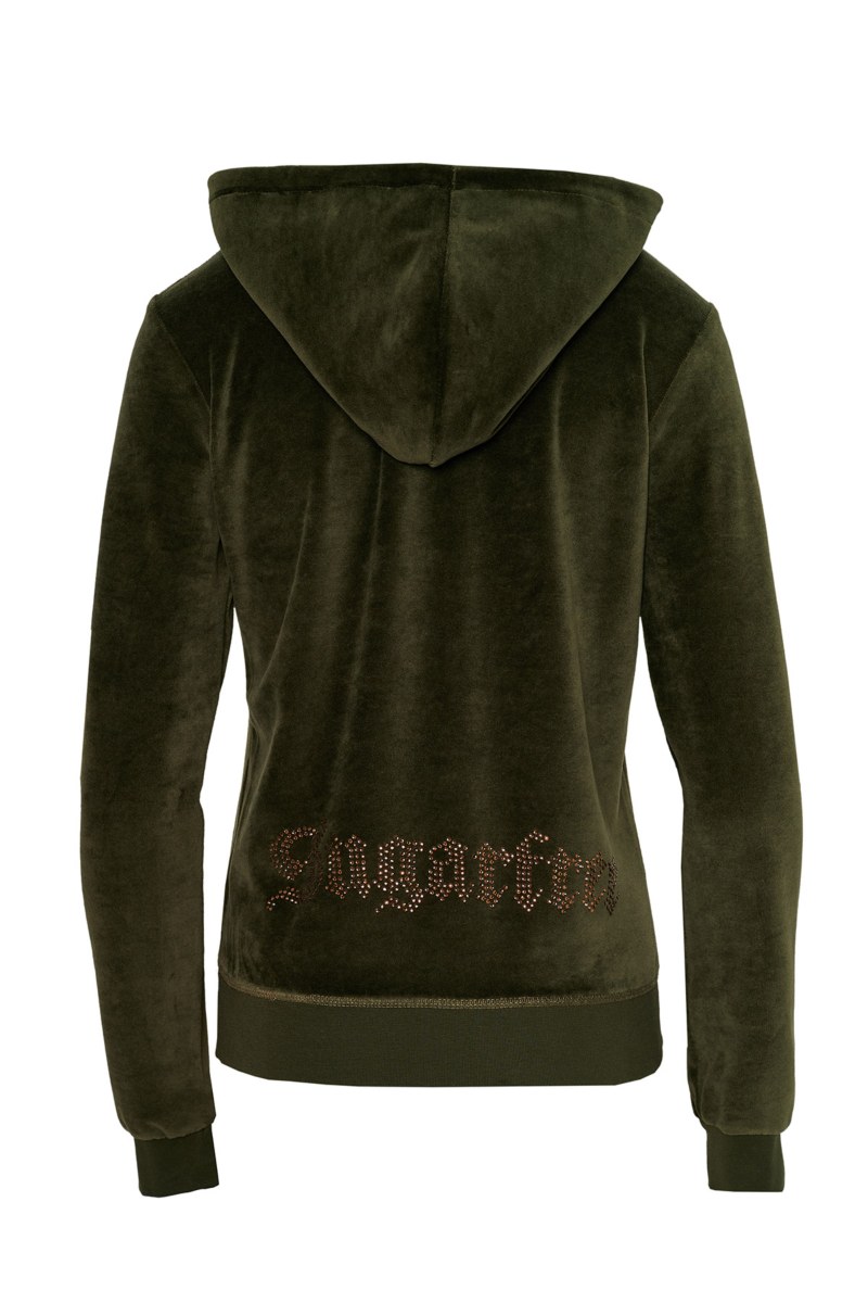 STRASS EMBELLISHED VELOUR JACKET-25833107-996