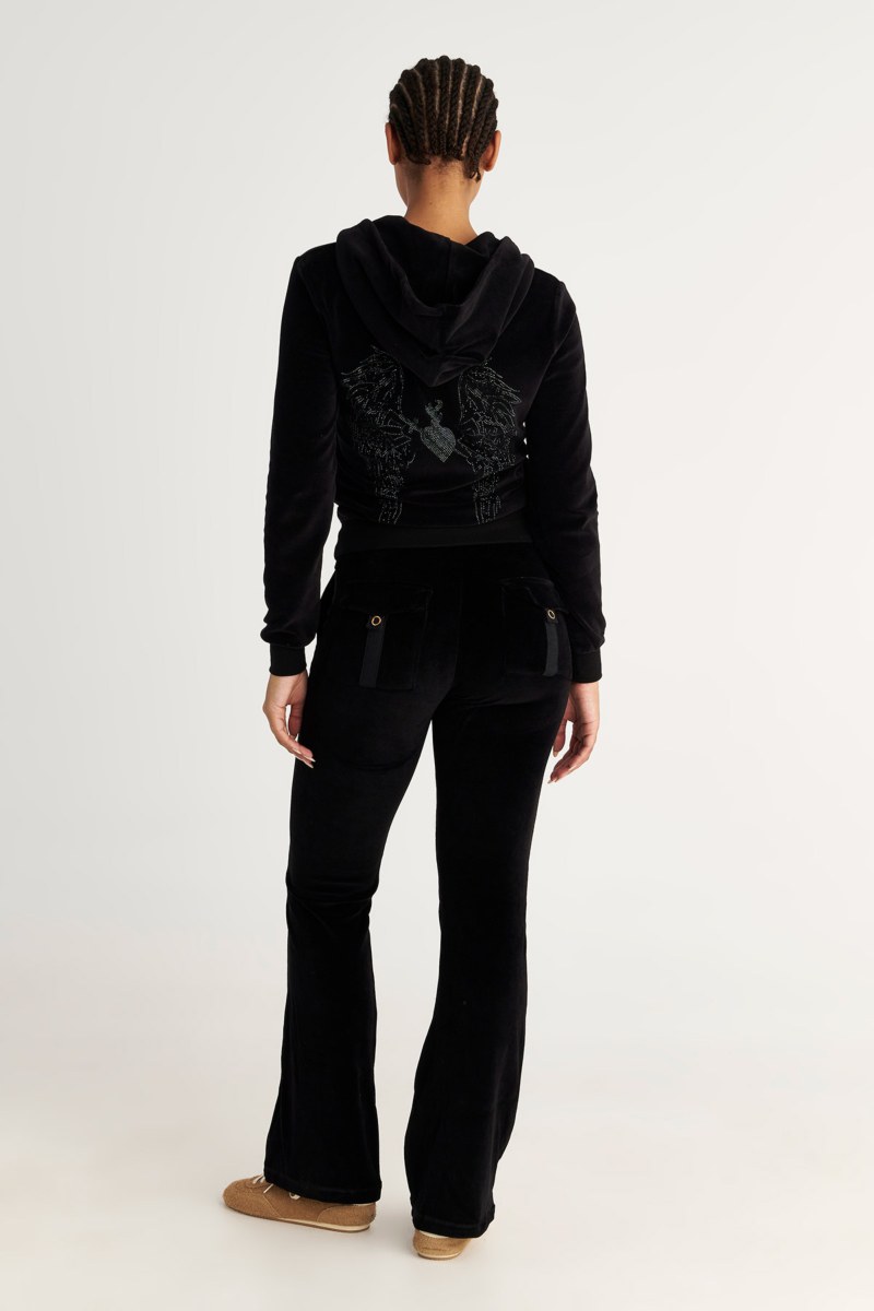 STRASS EMBELLISHED VELOUR JACKET-25833108-110