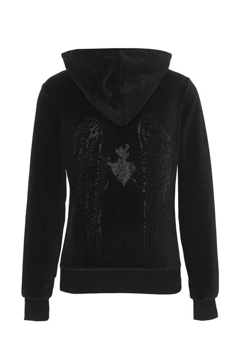 STRASS EMBELLISHED VELOUR JACKET-25833108-110