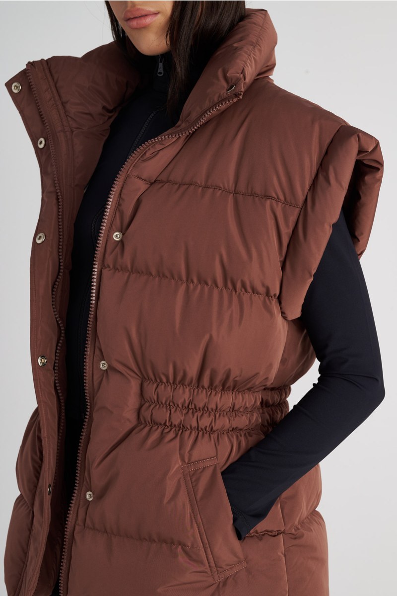 SLEEVELESS PUFFER VEST-25833113-332