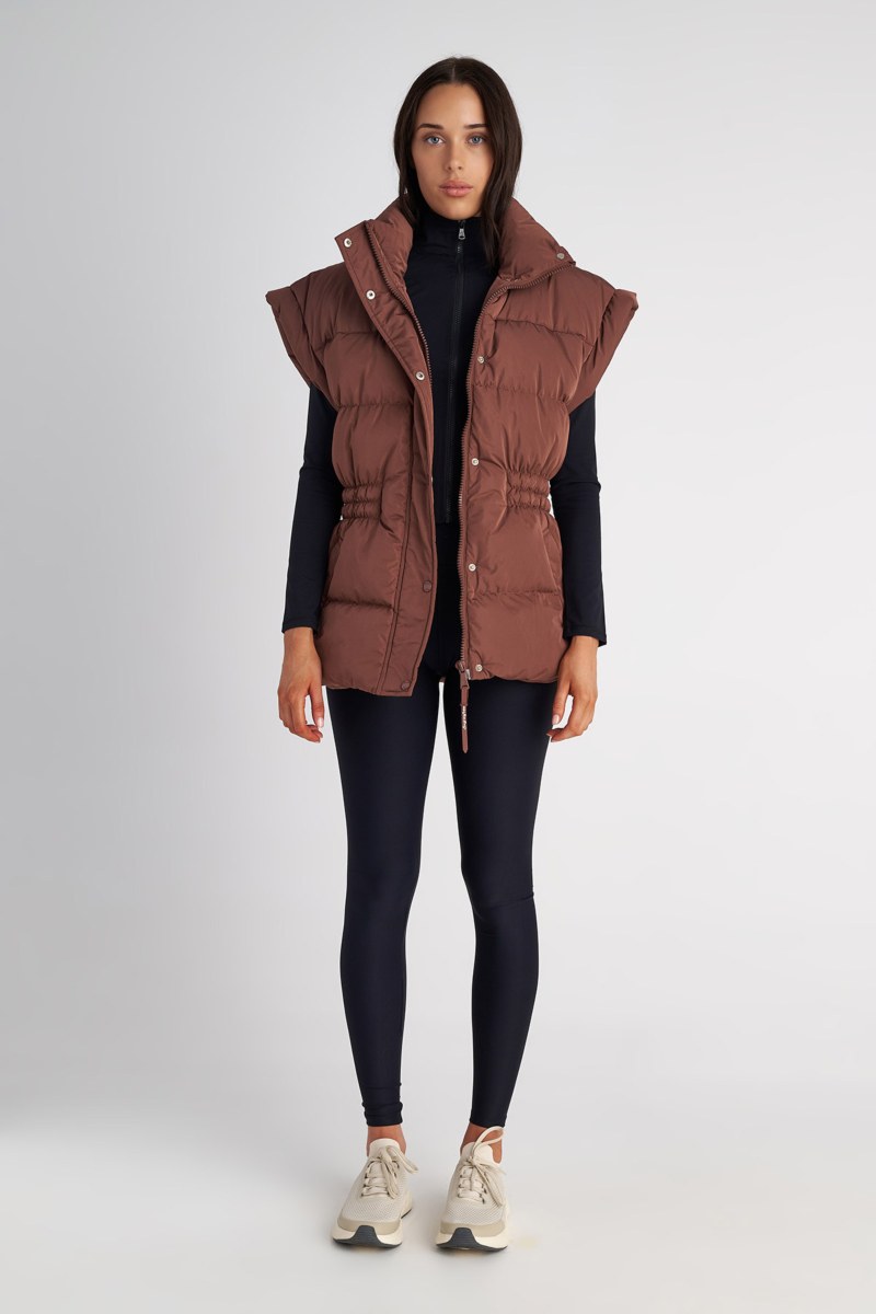 SLEEVELESS PUFFER VEST-25833113-332