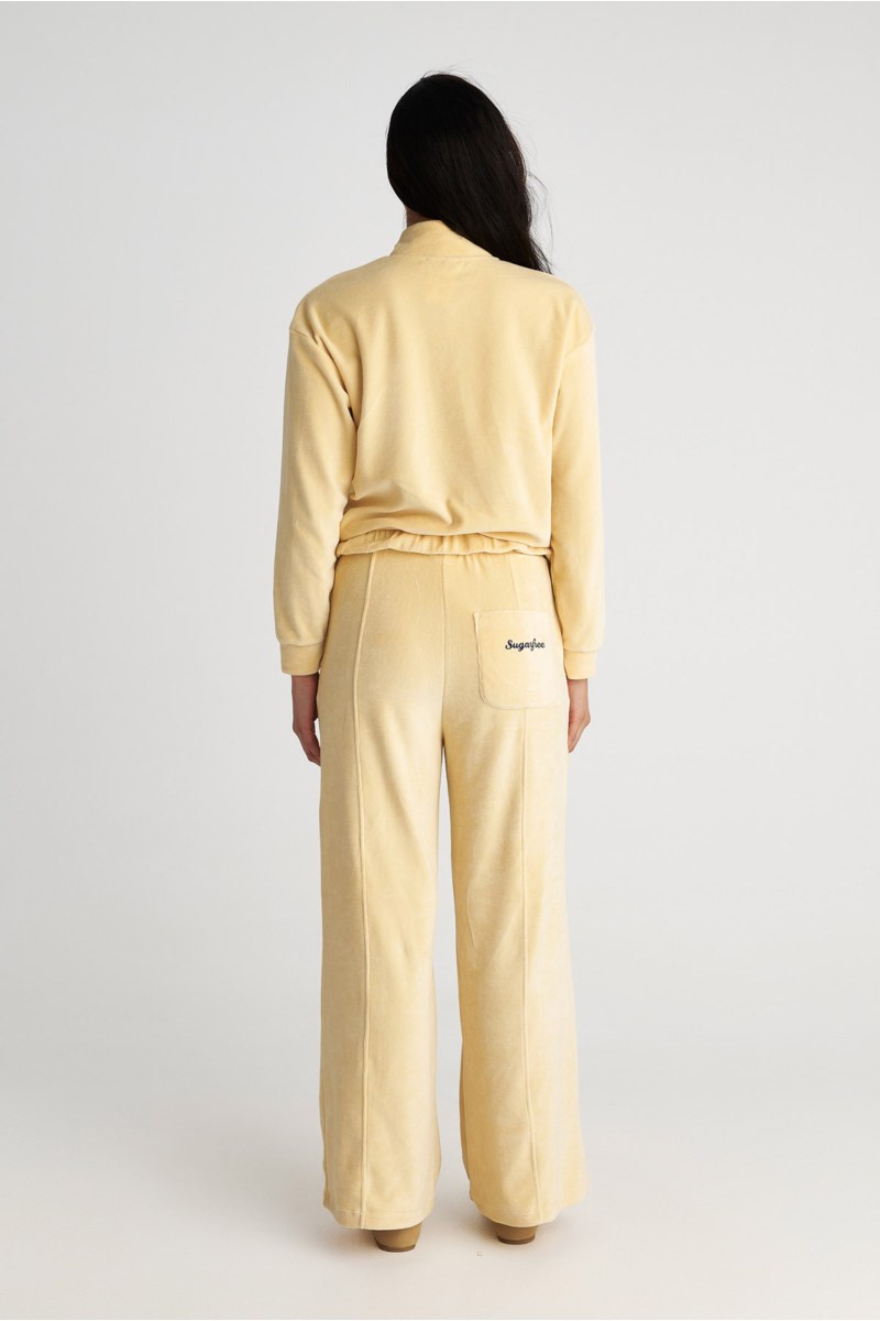 MONOCHROME VELOUR JACKET WITH COLLAR-25833123-963