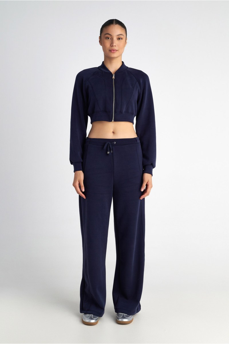 MONOCRHOME CROPPED JACKET WITH COLLAR-25833124-974