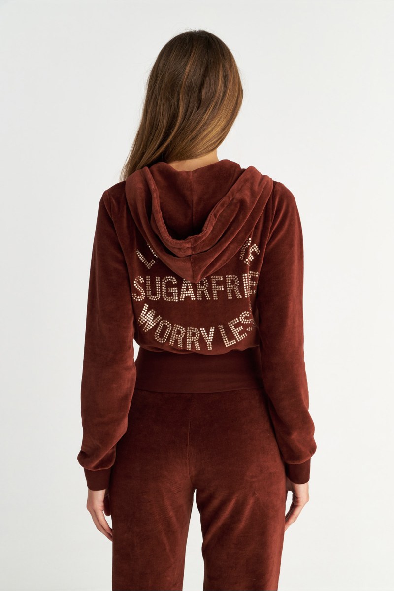 STRASS EMBELLISHED VELOUR JACKET-25833176-334