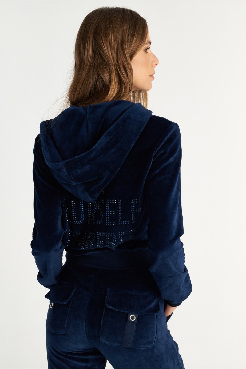 STRASS EMBELLISHED VELOUR JACKET-25833178-437