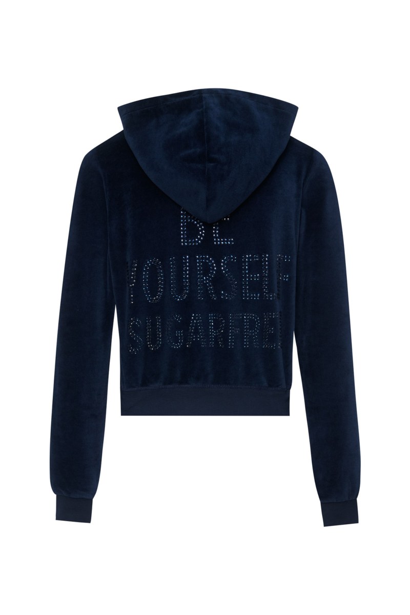 STRASS EMBELLISHED VELOUR JACKET-25833178-437