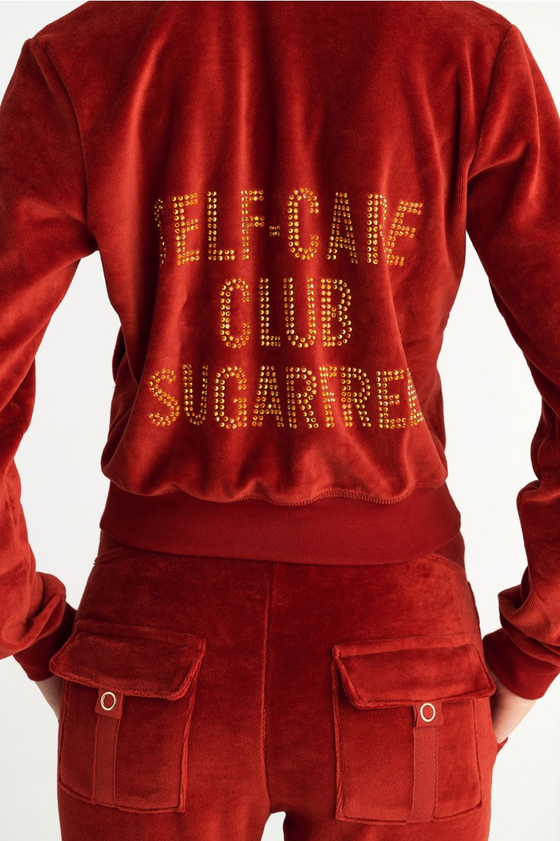 STRASS EMBELLISHED VELOUR JACKET-25833180-449