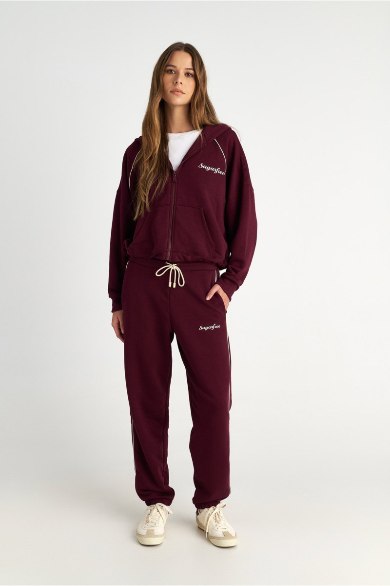 CONTRAST PIPING COTTON JACKET-25833190-633